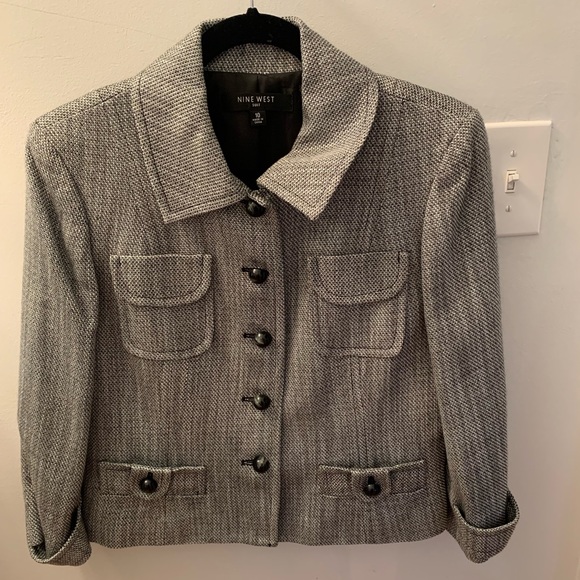 Nine West Light Gray Blazer